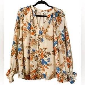 ENTRO Floral Blouse